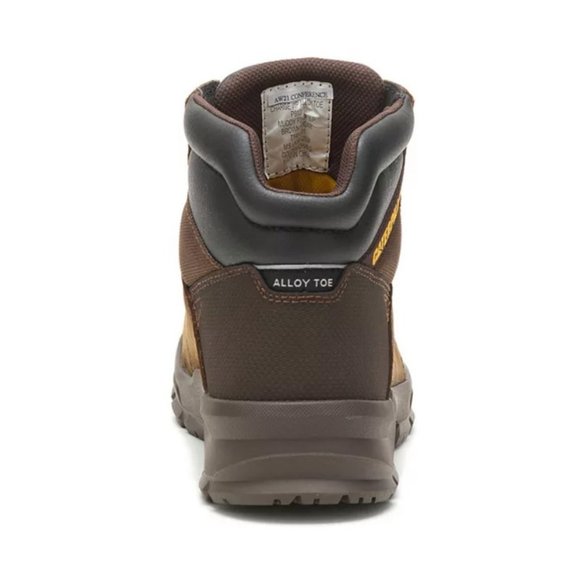 Men's Caterpillar Charge Waterproof Alloy Toe Work Boot Brown‎ Size 11 - Picture 6 of 6